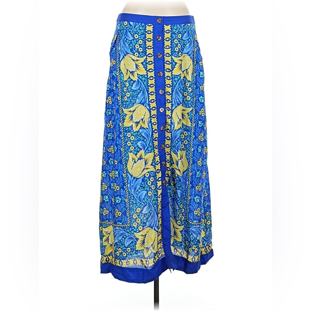 Anthropologie Maeve Blue Skirt